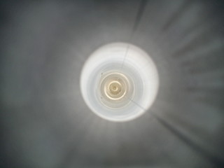 Aluminium tube from inside