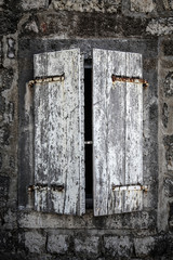 Old window shutter