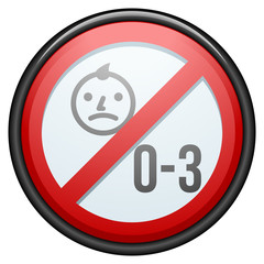 Not for children under 3 years of age