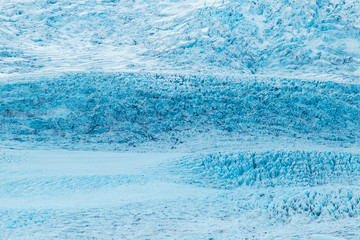 Ice tongue. Detail structure of an iceberg