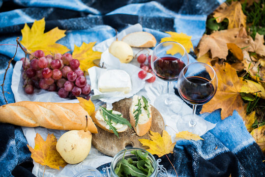 cozy autumn picnic
