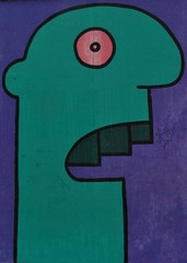 Berlin wall's drawings and characters, Germany