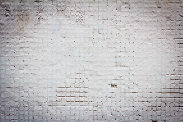 old white cracked painted tiles background