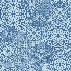 seamless ornamental pattern. Decoration for background, postcards. Wallpaper. Vector illustration.