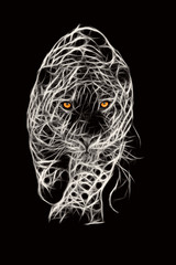 Wild Jaguar Attack Illustration © Ammit