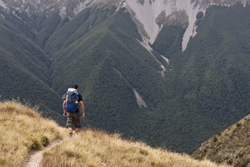 Obraz premium Hiking in the South Island, New Zealand