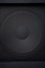 Abstract black music speaker background