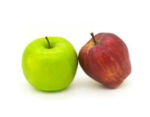 apple, isolated on white background