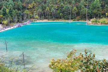  The beautiful view in Bue moon valley in lijiang city  yunan , China