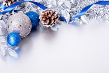 Christmas border with copyspace