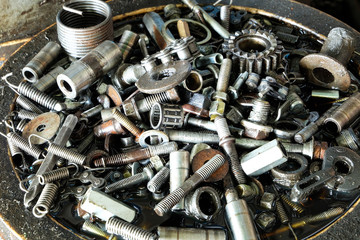 old spare parts of motorcycle © dadatop