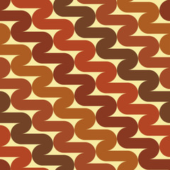 seamless pattern  wavy retro. なみなみレトロパターン