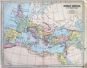 Fototapeta na wymiar Map of the Roman Empire