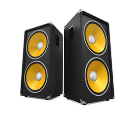 Large Audio Speakers © nerthuz