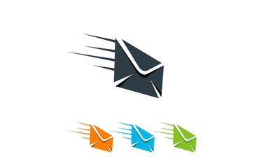 sent mail logo vector