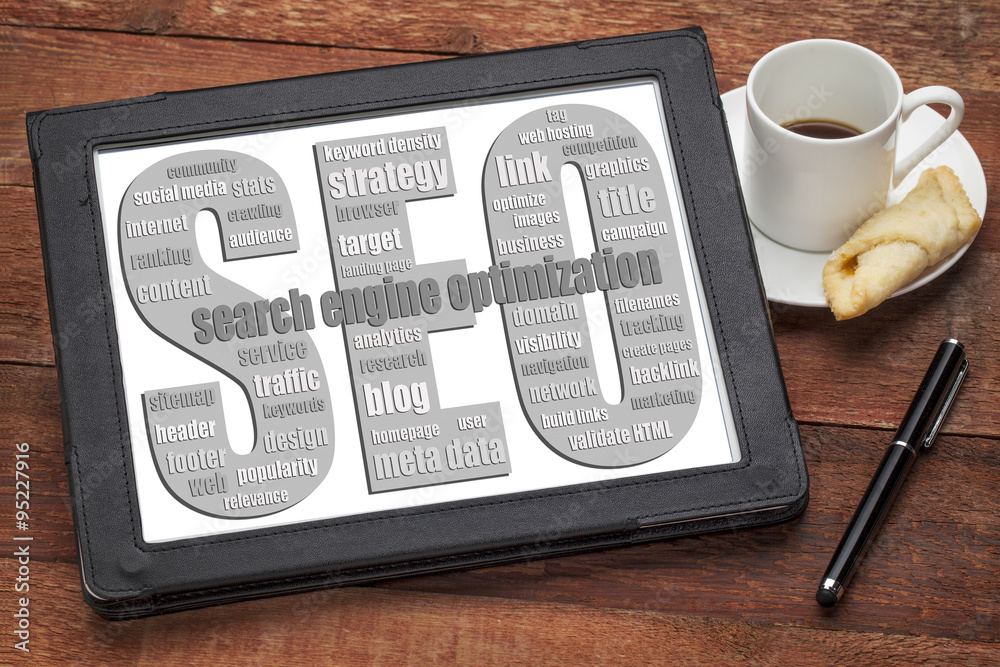 Canvas Prints seo - search engine optimization word cloud