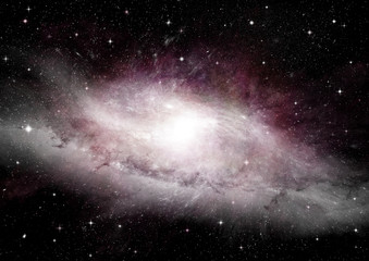 galaxy in a free space