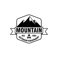 Mountain Hipster Logo template