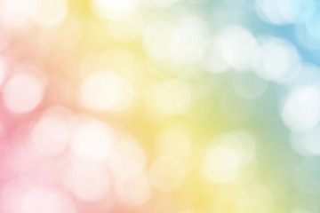 Fototapeta na wymiar Colorful bokeh glitter defocused lights abstract background.