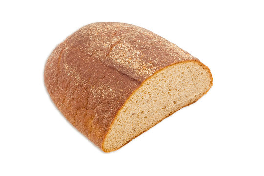 Brown bread on a light background