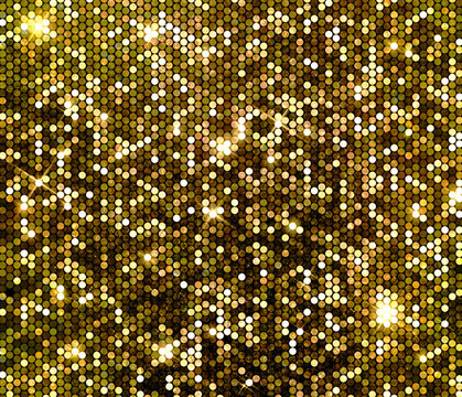 Gold sparkle glitter sequins background