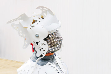 PERM, RUSSIA - JUN 15, 2014: Artist of street theater 