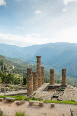 Fototapeta na wymiar Temple of Apollo, Delphi