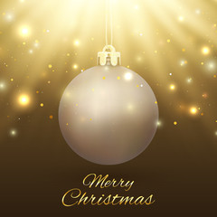 Merry Christmas greeting card template.