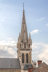 Fototapeta na wymiar Eglise saint Etienne, Briare, Loiret, Pays de Loire, France 