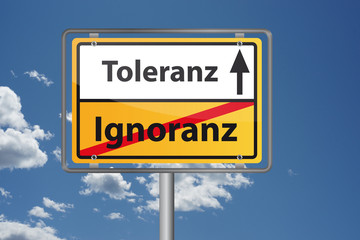 Obraz premium Für mehr Toleranz