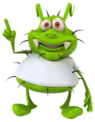 Germ with a white tshirt