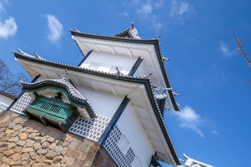 Obraz premium Kanazawa castle in Japan