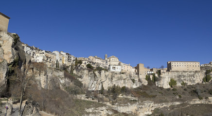 Panoramic of Cuenca, Spain.