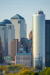 Fototapeta na wymiar Manhattan Financial District skyscrapers