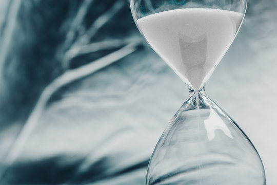 Hourglass, concept of time