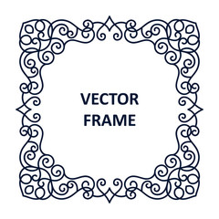 Vintage frame for your text