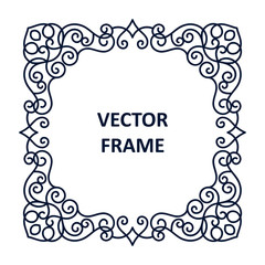 Vintage frame for your text