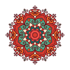 Vector mandala ornament.