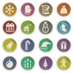 Christmas simply icons