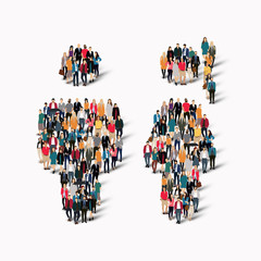 group  people shape  man