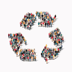 group  people  shape  recycling