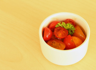 salad from tomato
