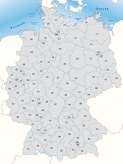 Karte von Deutschland