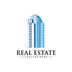 Real estate icon logo classic silhouette