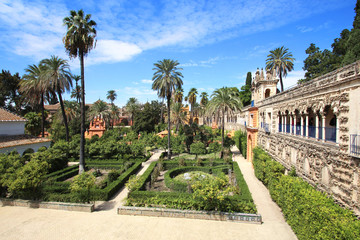 Alcazar de Séville / Jardins - Andalousie (Espagne)