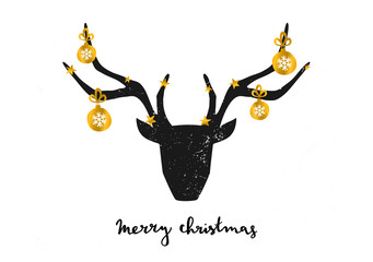 Merry Christmas Greeting Card - 95246383