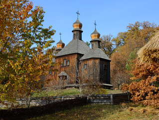 Traditional Ukrainian wooden architecture