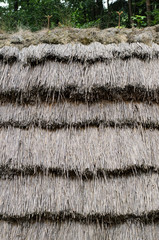 straw roof detail