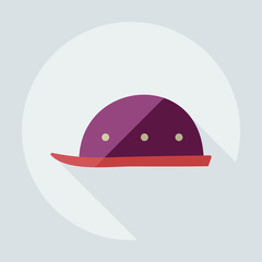 Flat modern design with shadow icons hard hat