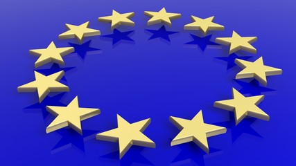 European Union flag background